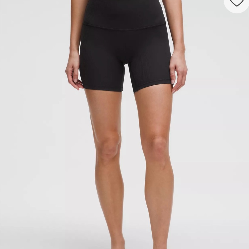 NWT Lululemon Align™ High-Rise Ribbed Short 6" - Picture 2 of 5